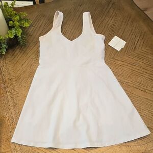 Beyond Yoga White Dress With Shorts Size S NWT